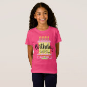 Girly Pink Sweet Whimsical Birthday T-Shirt (Vorne ganz)