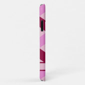 Girly Pink Tumbling Blocks Nahtloses Muster Case M (Hinten/Rechts)