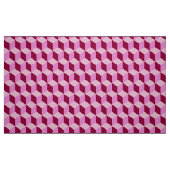 Girly Pink Tumbling Blocks Nahtloses Muster Stoff (Fat Quarter (45,7 x 55,9 cm))