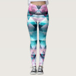 Girly Pink und Blue Abstrakt Geometric Muster Leggings<br><div class="desc">Dieses abstrakte geometrische Muster in griechisch rosa und blau ist perfekt für die trendige und stilvolle Frau. Sein modernes und elegantes Muster ist ideal für viele Geschenke und Anlässe. Genießen Sie dieses originelle und zeitgemäße Design für Ihren nächsten Einkauf!</div>