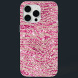 Girly Pink und Blush Glitzer Zebra Case-Mate iPhone Hülle<br><div class="desc">Girly Pink und Blush Glitzer Zebra</div>