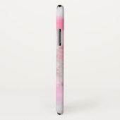 Girly Pink und White Marble Muster Case-Mate iPhone Hülle (Hinten/Rechts)