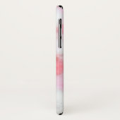 Girly Pink und White Marble Muster Case-Mate iPhone Hülle (Hinten/Links)