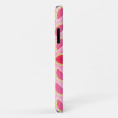 Girly Pink Watermelon Monogram Case-Mate iPhone Hülle (Hinten/Rechts)