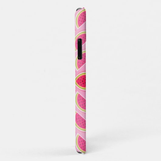 Girly Pink Watermelon Monogram Case-Mate iPhone Hülle (Hinten/Rechts)