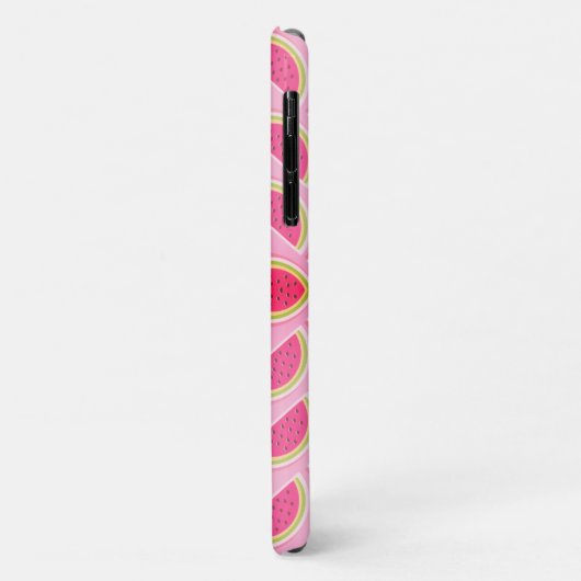 Girly Pink Watermelon Monogram Case-Mate iPhone Hülle (Hinten/Links)