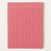 Girly Pink weiße Punkte ich kann alles tun 2023 Planer (Rückseite)