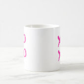 Girly Pink Xoxo Personalisiert Valentine's Kaffeetasse (Mittel)