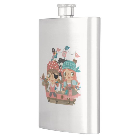 Girly Piraten Flachmann (Links)