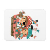Girly Piraten Magnet (Horizontal)