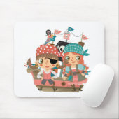 Girly Piraten Mousepad (Mit Mouse)