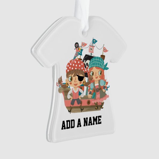 Girly Pirates Ornament (Vorderseite)