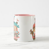 Girly Pirates Zweifarbige Tasse (Mittel)