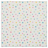 Girly Polka dotiert farbenfrohe Muster weiß grün Stoff (Muster)