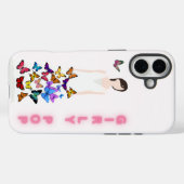 Girly pop butterfly phone case (Rückseite (Horizontal))
