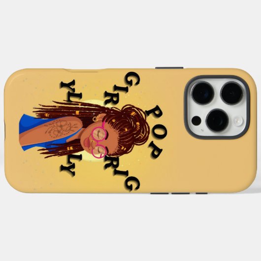 Girly pop locs phone case (Rückseite (Horizontal))