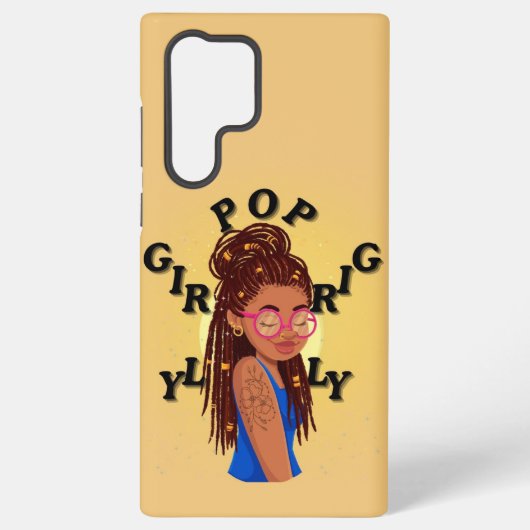 Girly pop locs phone case samsung galaxy hülle (Rückseite)