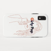 Girly Pop - Orange/Braun Case-Mate iPhone Hülle (Rückseite (Horizontal))