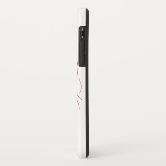 Girly Pop - Orange/Brown  Case-Mate iPhone Hülle (Hinten/Links)