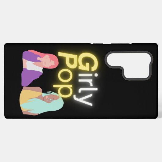 Girly pop phone samsung galaxy hülle (Rückseite (Horizontal))