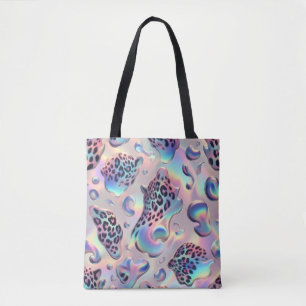 Girly Posh Leopard Print Opal-Tasche Tasche
