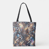 Girly Posh Leopardenprint Opal-Tasche Tasche (Rückseite)