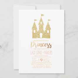 Girly Princess Birthday | Geeignetes Party Einladung