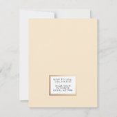 Girly Princess Birthday | Geeignetes Party Einladung (Rückseite)