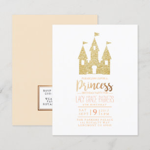 Girly Princess Birthday   Geeignetes Party Einladung