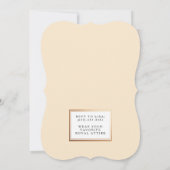 Girly Princess Birthday | Geeignetes Party Einladung (Rückseite)