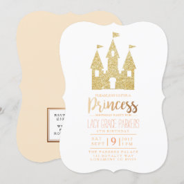 Girly Princess Birthday | Geeignetes Party Einladung