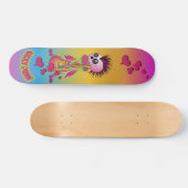 Girly Punk Rock Skateboard (Horizontal)