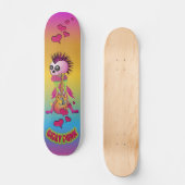 Girly Punk Rock Skateboard (Vorderseite)