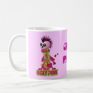 Girly Punk Rocker Kaffeetasse