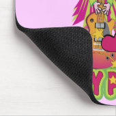 Girly Punk Rocker Mousepad (Ecke)
