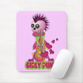 Girly Punk Rocker Mousepad (Mit Mouse)