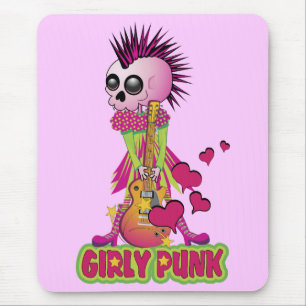 Girly Punk Rocker Mousepad