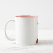 Girly Punk Rocker Zweifarbige Tasse (Links)
