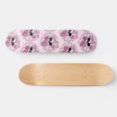 Girly Punk Skull Skateboard (Horizontal)