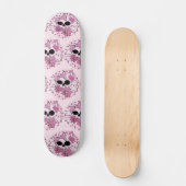 Girly Punk Skull Skateboard (Vorderseite)