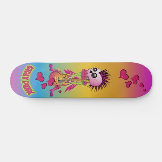 Girly Punkfelsen-Skate Skateboard (Horizontal)