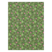 Girly Punkschädel auf Blumen-Camouflagehintergrund Tischdecke (Vorderseite)