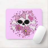 Girly Punkschädel Mousepad (Mit Mouse)