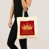 Girly Queen of Halloween Tragetasche (Vorderseite (Produkt))