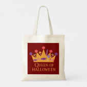 Girly Queen of Halloween Tragetasche (Rückseite)