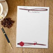 Girly Red Gerber Daisy Fotos Blühte Borders Notizblock