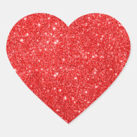 Girly Red Glitzer