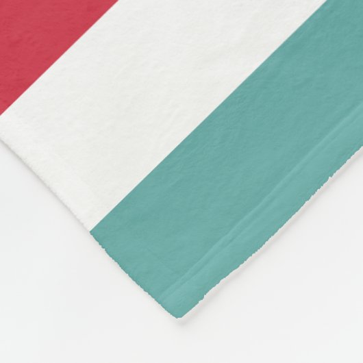 Girly Regenbogen-breite horizontale Streifen mit Fleecedecke (Ecke)