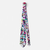 Girly Regenbogen-ImitatSequins Bling Krawatte (Vorderseite)
