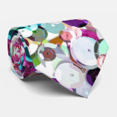 Girly Regenbogen-ImitatSequins Bling Krawatte (Gerollt)